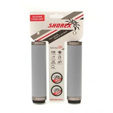Shorex Streamlined Lock-on Bicycle silicone grips - B01H9J0OH8
